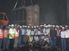 Draft Tube Installation in Unit-I