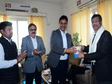 Shri Pankaj Agarwal, Secretary (Power), MoP, Shri Praveen Gupta, Member (Thermal), CEA and Shri Piyush Singh, Joint Secretary (Thermal)on official visit 