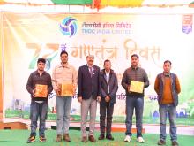 77th Republic Day Celebrated at THDCIL’s VPHEP Unit