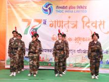 77th Republic Day Celebrated at THDCIL’s VPHEP Unit