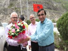 ऊर्जा सचिव, भारत सरकार द्वारा टिहरी बाँध एवं कोटेश्वर बांध परियोजना का निरीक्षण