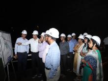 ऊर्जा सचिव, भारत सरकार द्वारा टिहरी बाँध एवं कोटेश्वर बांध परियोजना का निरीक्षण