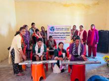 टीएचडीसीआईएल की विष्णुगाड़-पीपलकोटी जल विद्युत परियोजना द्वारा महिलाओं के लिए बुनाई प्रशिक्षण केंद्र की स्थापना