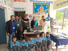 जिलाधिकारी ने किया खुर्जा परियोजना का दौरा