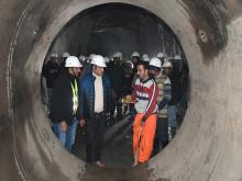Commencement of SS Liner Erection Work at SFT of VPHEP Project