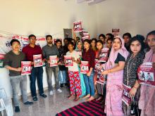 टीबी उन्मूलन के विषय में गाँवों में फैलाई गई जागरूकता