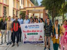 स्वच्छ भारत, स्वच्छ भोजन" संदेश के साथ फिट इंडिया फ्रीडम रन 5.0 का आयोजन