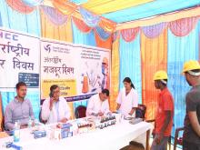 टीएचडीसी के वीपीएचईपी परियोजना में मनाई गयी अंतर्राष्ट्रीय मजदूर दिवस, श्रमिकों हेतु किया गया चिकित्सीय जाँच शिविर का आयोजन