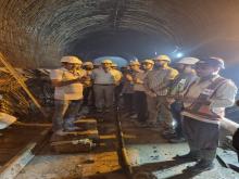 THDCIL Commences Overt Concrete Lining of Draft Tube through Gantry Crane at Unit-01 of 444 MW VPHEP