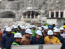 र्यपालक निदेशक (परियोजनाएं) श्री कुमार शरद द्वारा वीपीएचईपी परियोजना का निरीक्षण