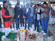 खुर्जा सुपर थर्मल पावर परियोजना (2x660 मेगावाट) (Unit#1) टर्बाइन जनरेटर के बैरिंग गियर का कार्य हुआ सम्पन्न