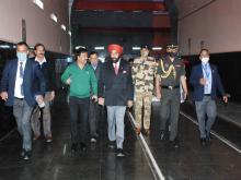उत्तराखण्ड  के महामहिम राज्यपाल लेफ्टिनेंट जनरल (से0नि0) श्री गुरमीत सिंह द्वारा टिहरी में दो दिवसीय दौरे के दौरान किया टिहरी बाँध का भ्रमण