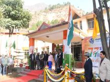 लिमिटेड की विष्णुगाड़–पीपलकोटी जल विद्युत परियोजना में 77वां गणतंत्र दिवस