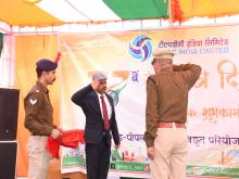 लिमिटेड की विष्णुगाड़–पीपलकोटी जल विद्युत परियोजना में 77वां गणतंत्र दिवस