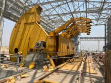 CHP_Hydraulic_arm_testing_in_progress