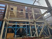 ESP-2: Erection works in progress