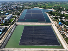 11 MW Floating Solar at Raw Water Reservoir, Khurja STPP