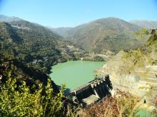 Top view of Dam